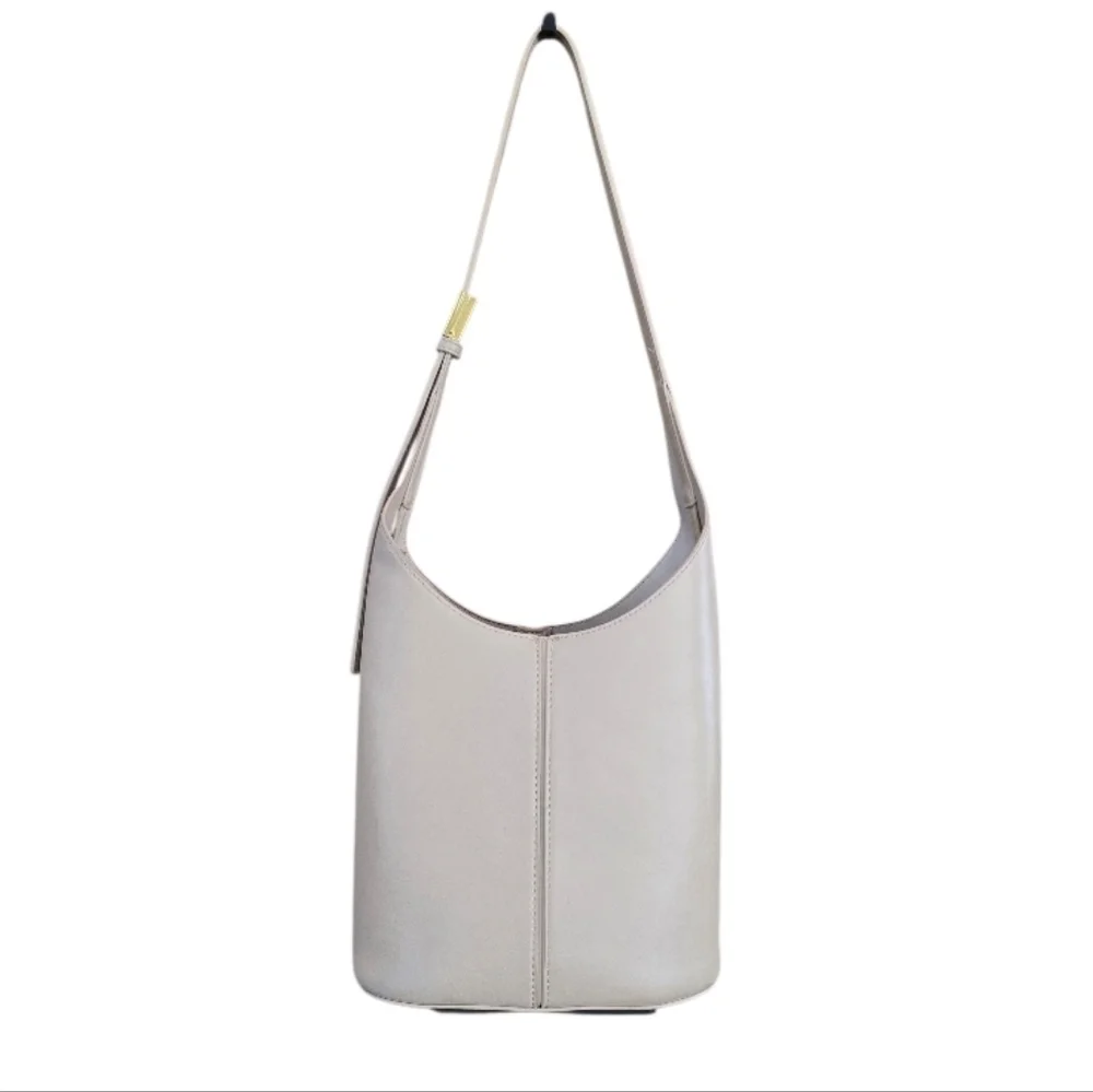 Antik Kraft Beige Tan Faux Leather Hobo Shoulder Bag